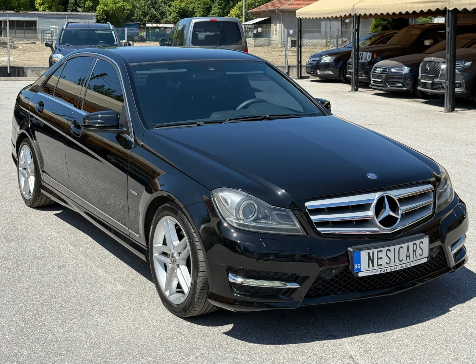 Mercedes-Benz C 220 CDI 7G-Tronic AMG Line Facelift ! Топ Състояние !, снимка 3 - Автомобили и джипове - 55298849