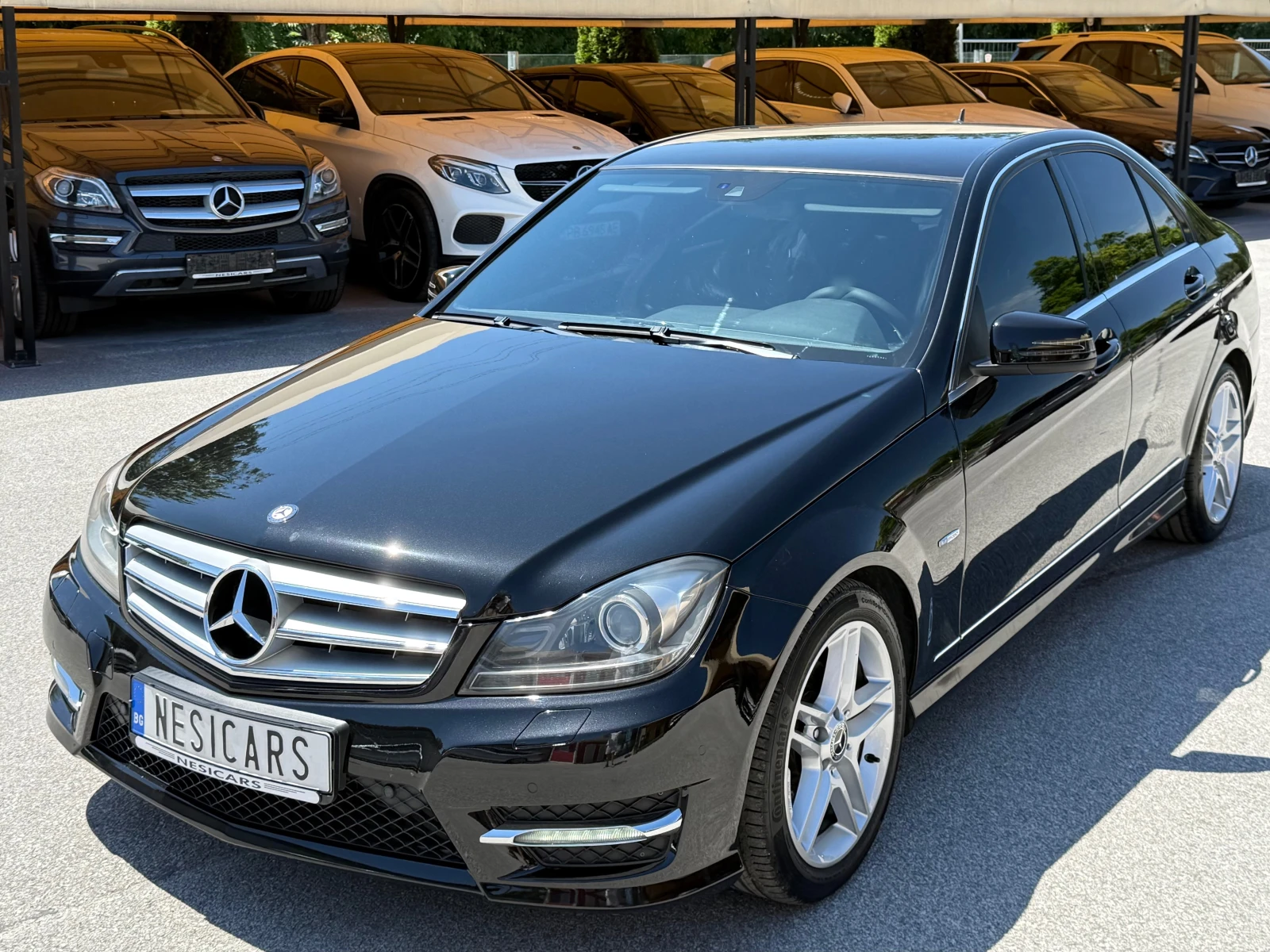 Mercedes-Benz C 220 CDI 7G-Tronic AMG Line Facelift ! Топ Състояние !