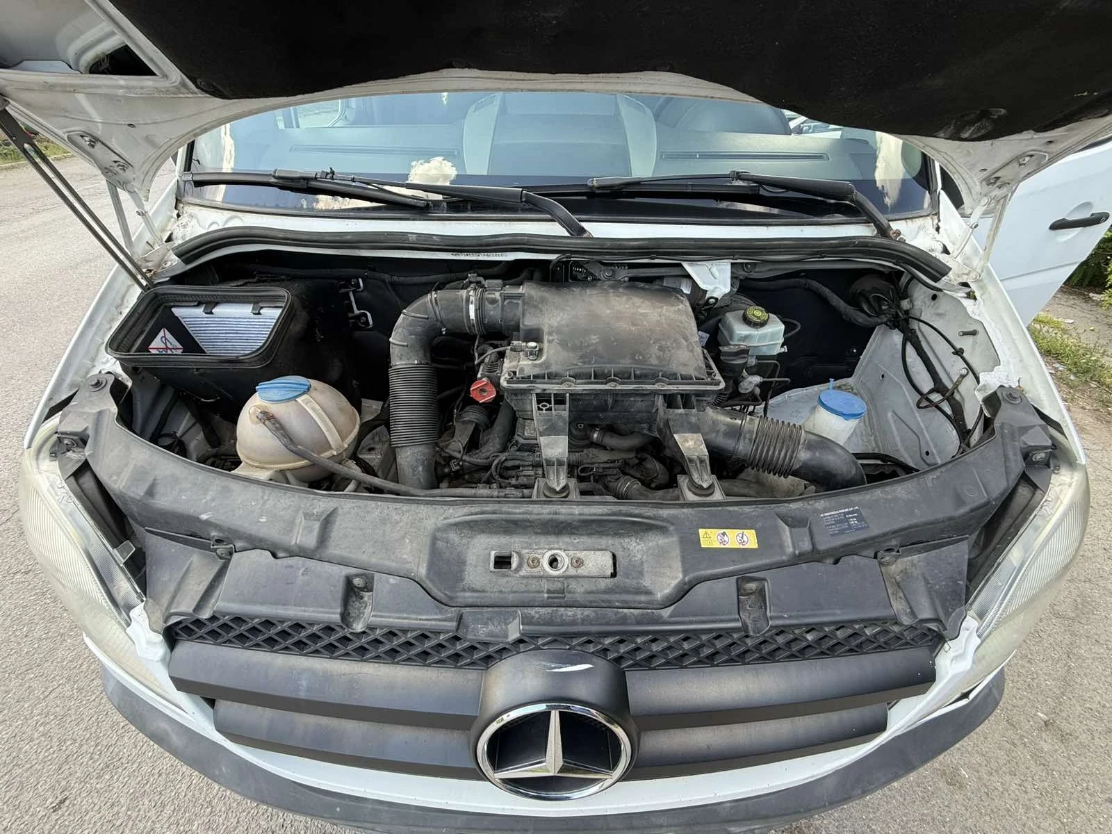 Mercedes-Benz Sprinter 313 2.2 DIESEL XXL 130 6 скорости КЛИМАТИК, снимка 17 - Бусове и автобуси - 54974026