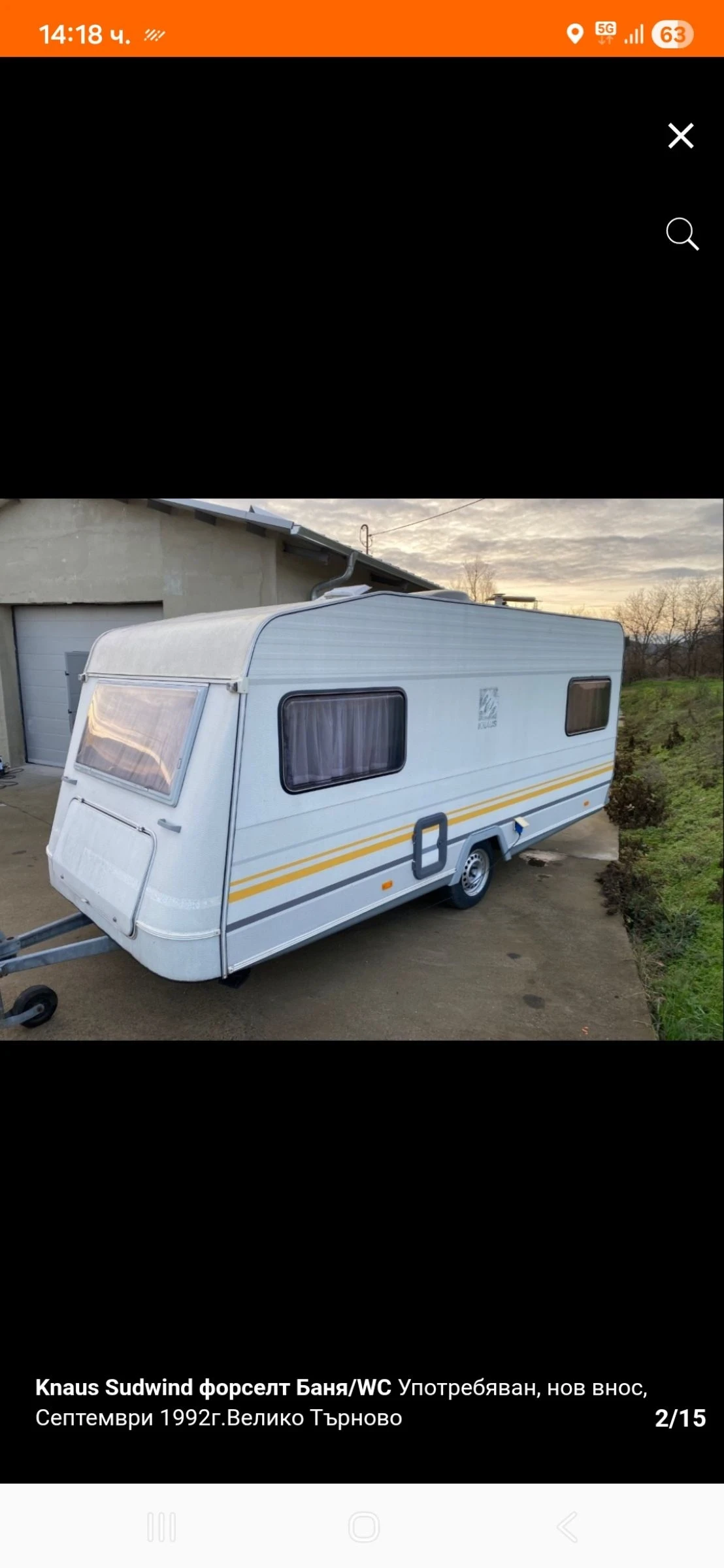 Каравана Knaus, снимка 13 - Каравани и кемпери - 53828392