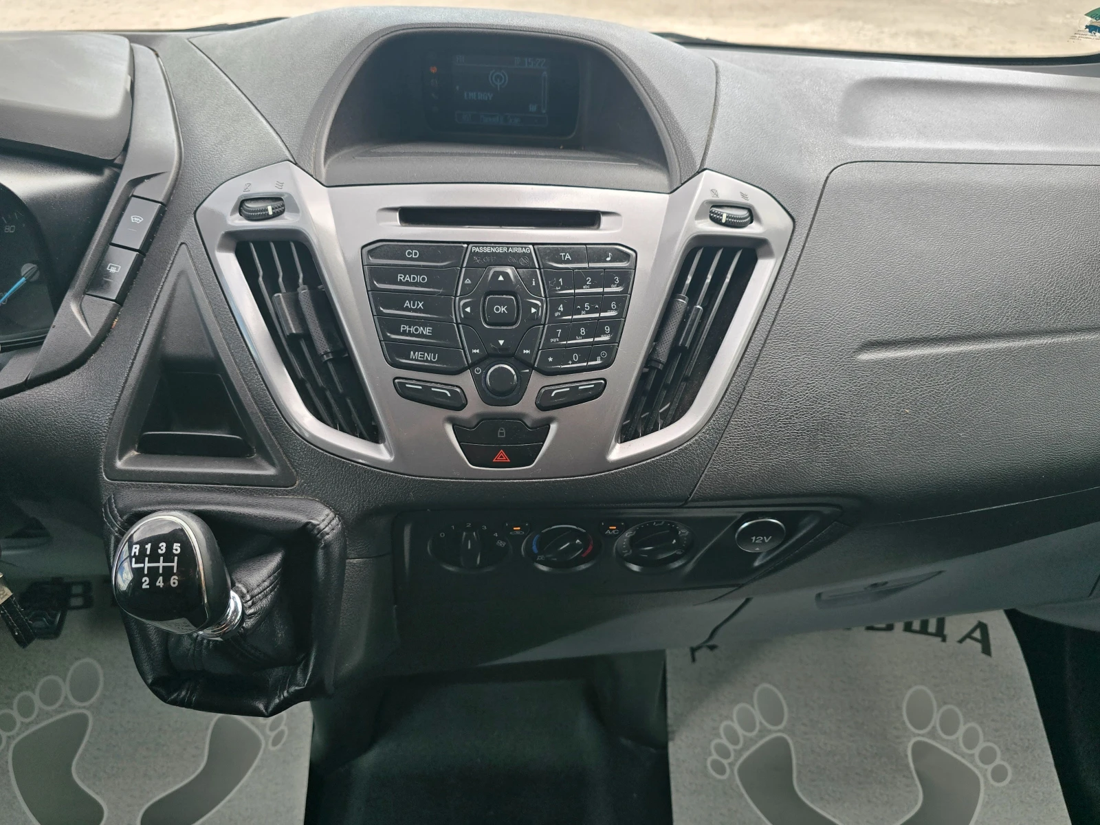 Ford Transit Custom 14г.2.2-125к.с.7+ 1 ДВЕ СТРАНИЧНИ ВРАТИ, снимка 12 - Бусове и автобуси - 54972556
