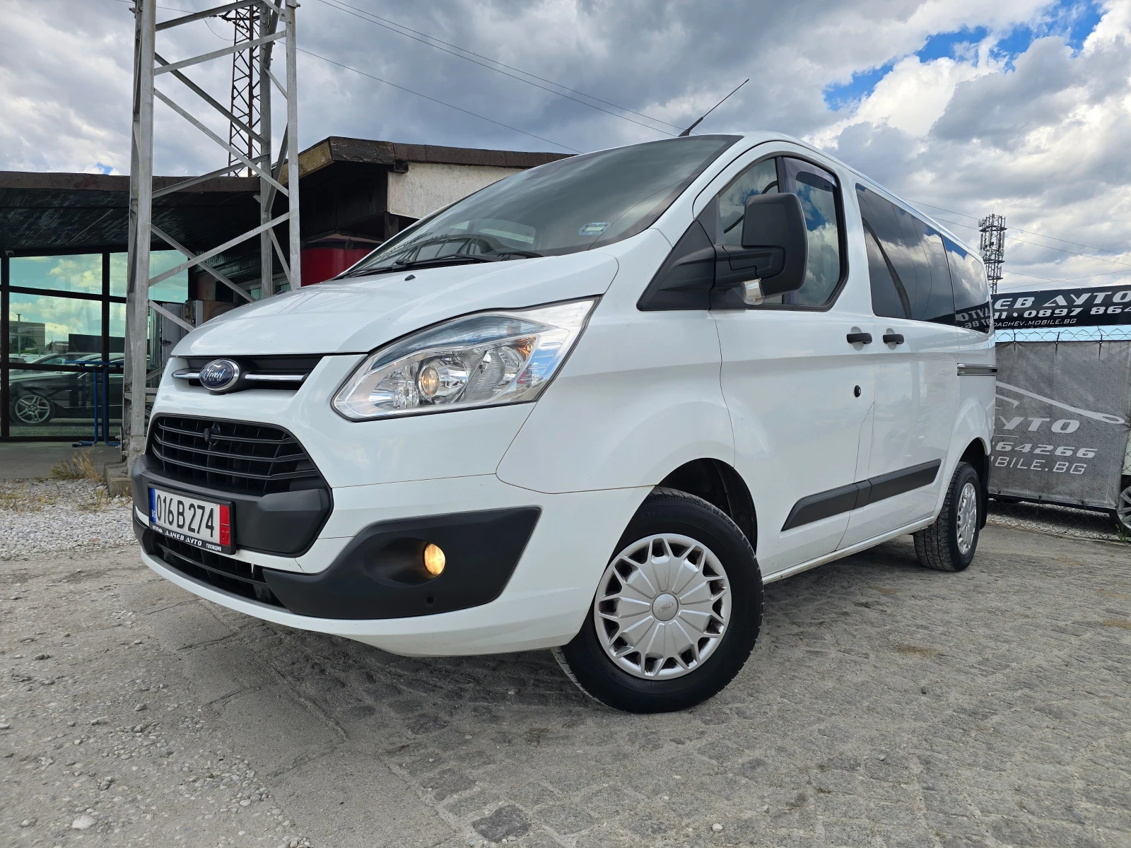 Ford Transit Custom 14г.2.2-125к.с.7+ 1 ДВЕ СТРАНИЧНИ ВРАТИ