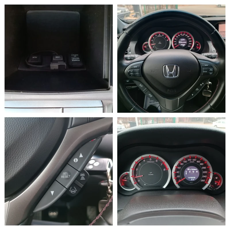 Honda Accord 2.4i-201кс-ШВЕЙЦАРИЯ-РЪЧКА-FACELIFT-FULL-ДИСТРОНИК, снимка 16 - Автомобили и джипове - 47932043