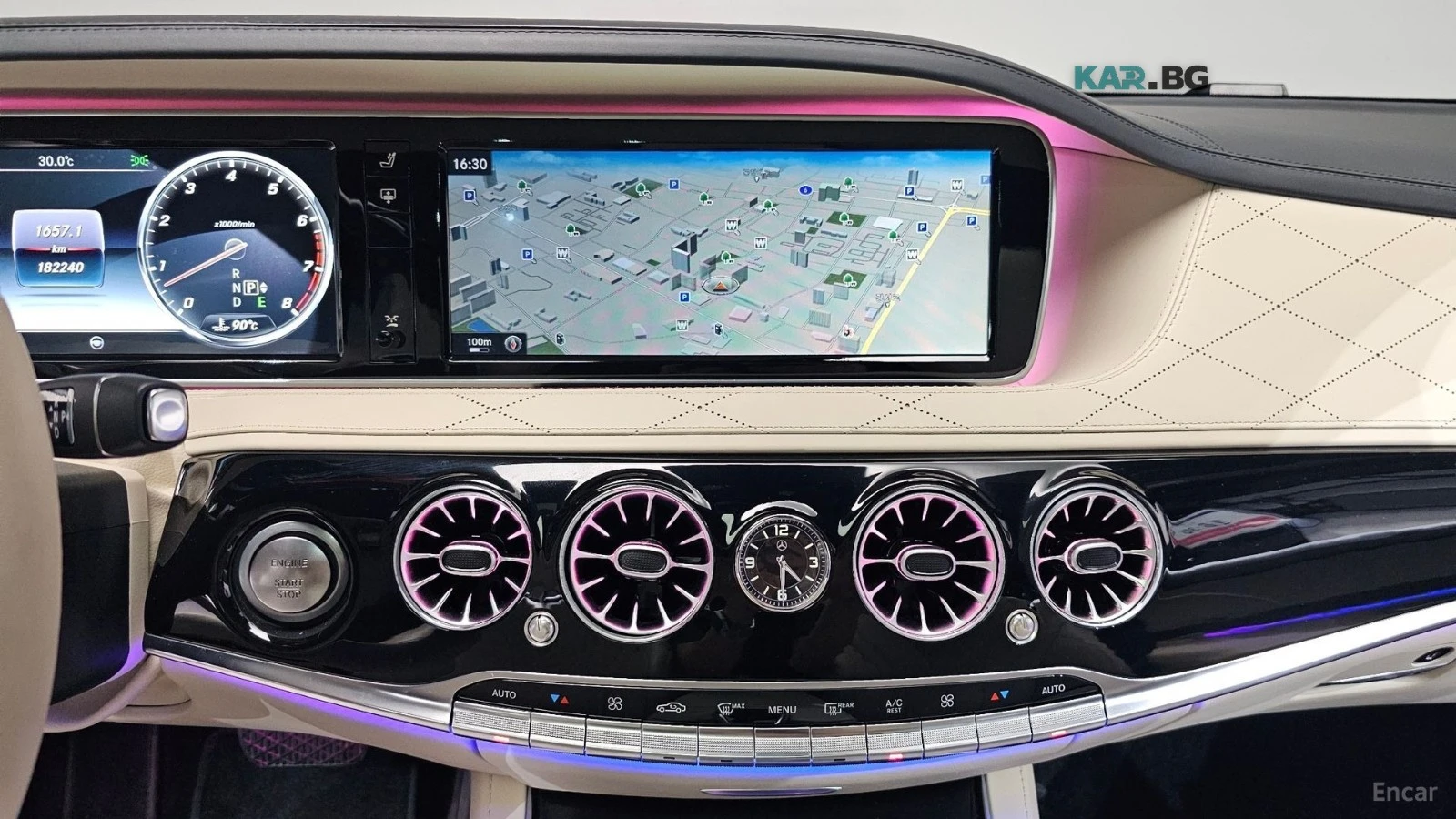 Mercedes-Benz S 600 LONG* HUD* 360* МОНИТОРИ* МАСАЖИ* ОБДУХВ* ПАНО, снимка 11 - Автомобили и джипове - 55952342