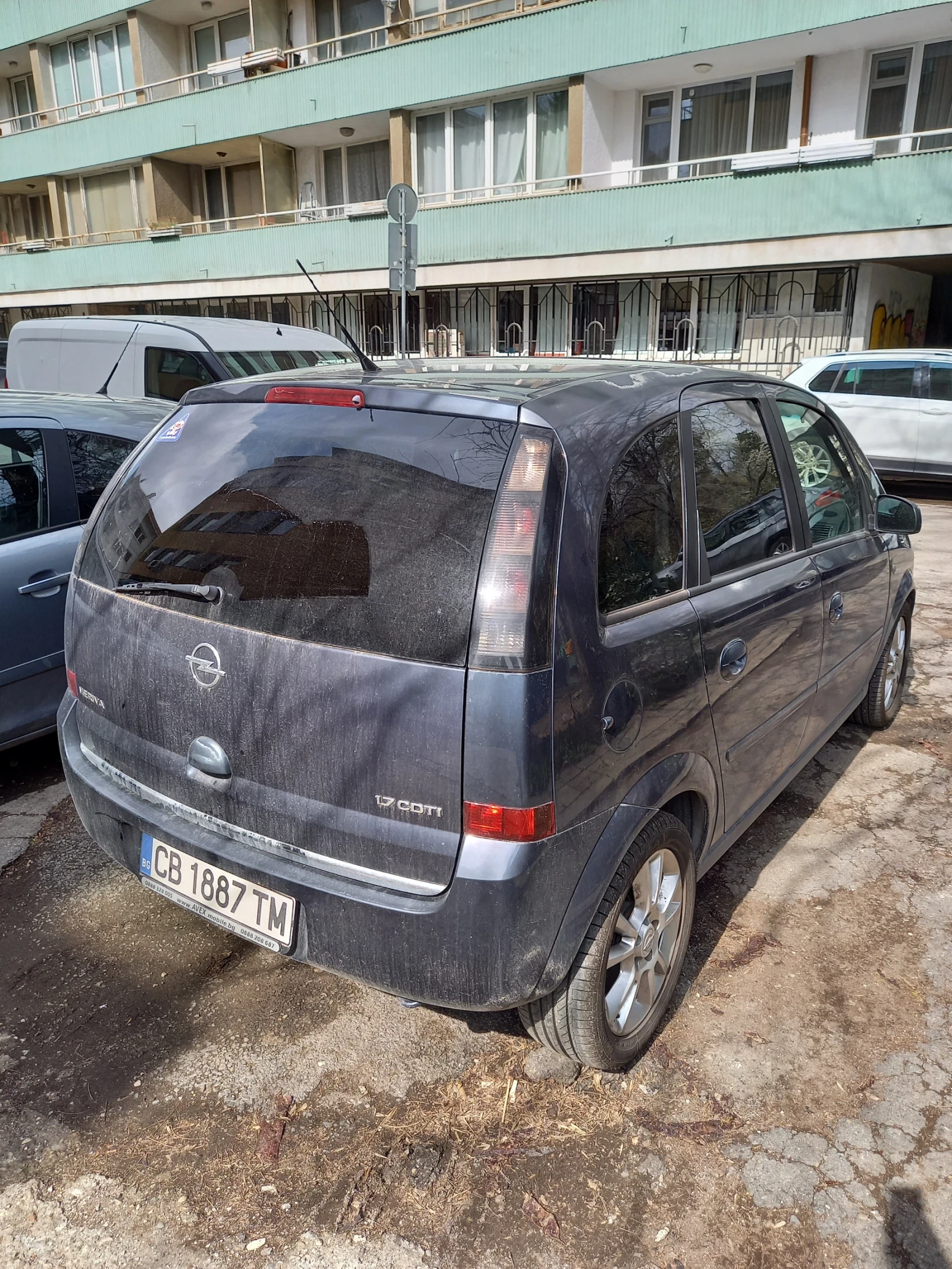 Opel Meriva 1.7cdti, снимка 3 - Автомобили и джипове - 55883601