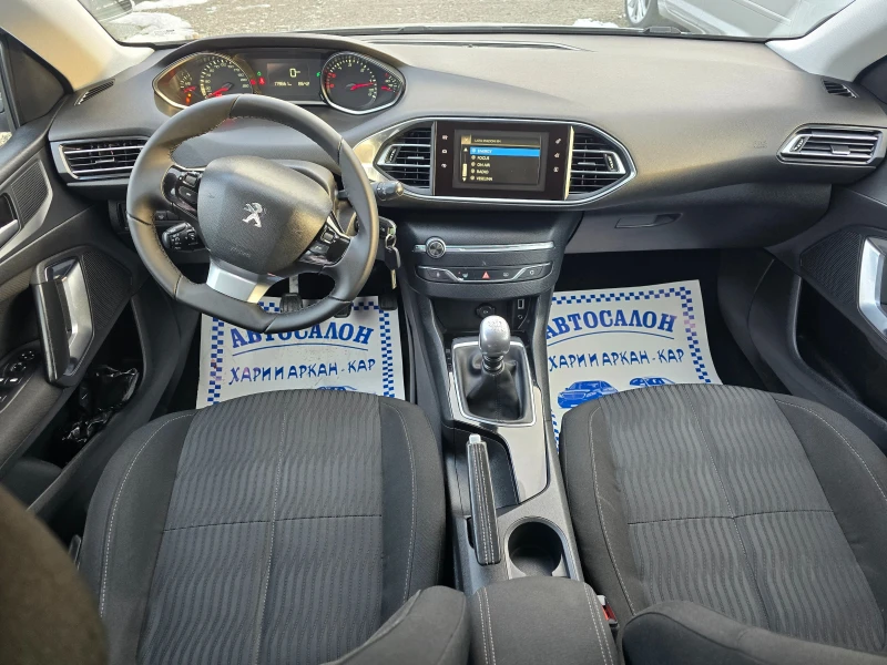 Peugeot 308 1.6HDI-FACE-ЕВРО 6В-НАВИ-6 СКОРОСТИ, снимка 11 - Автомобили и джипове - 52912589