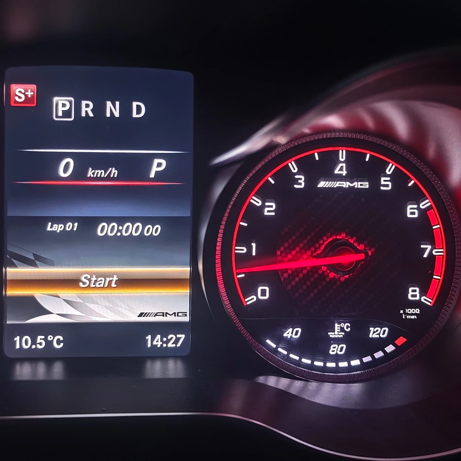 Mercedes-Benz C 200 AMG 63S PERFORMANCE EDITION , снимка 9 - Автомобили и джипове - 54561992