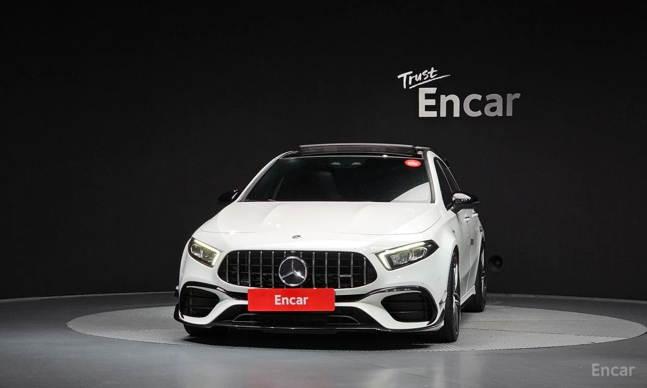 Mercedes-Benz A45 AMG S* 4MATIC+ * BURMESTER* ХЕДЪП* CARBON* , снимка 3 - Автомобили и джипове - 56121826