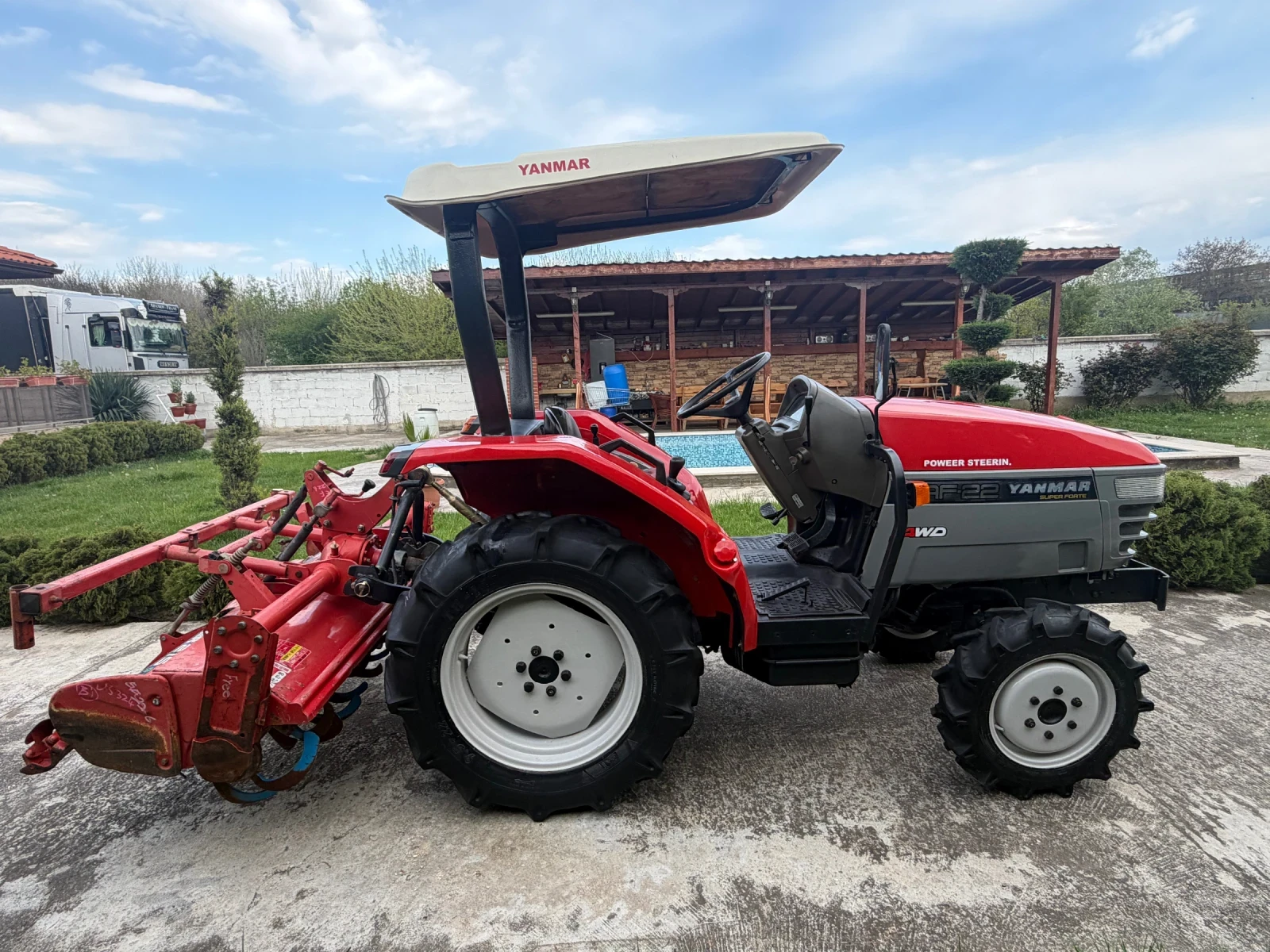 Трактор Yanmar * AF-22* ФРЕЗА* , снимка 3 - Селскостопанска техника - 54257280