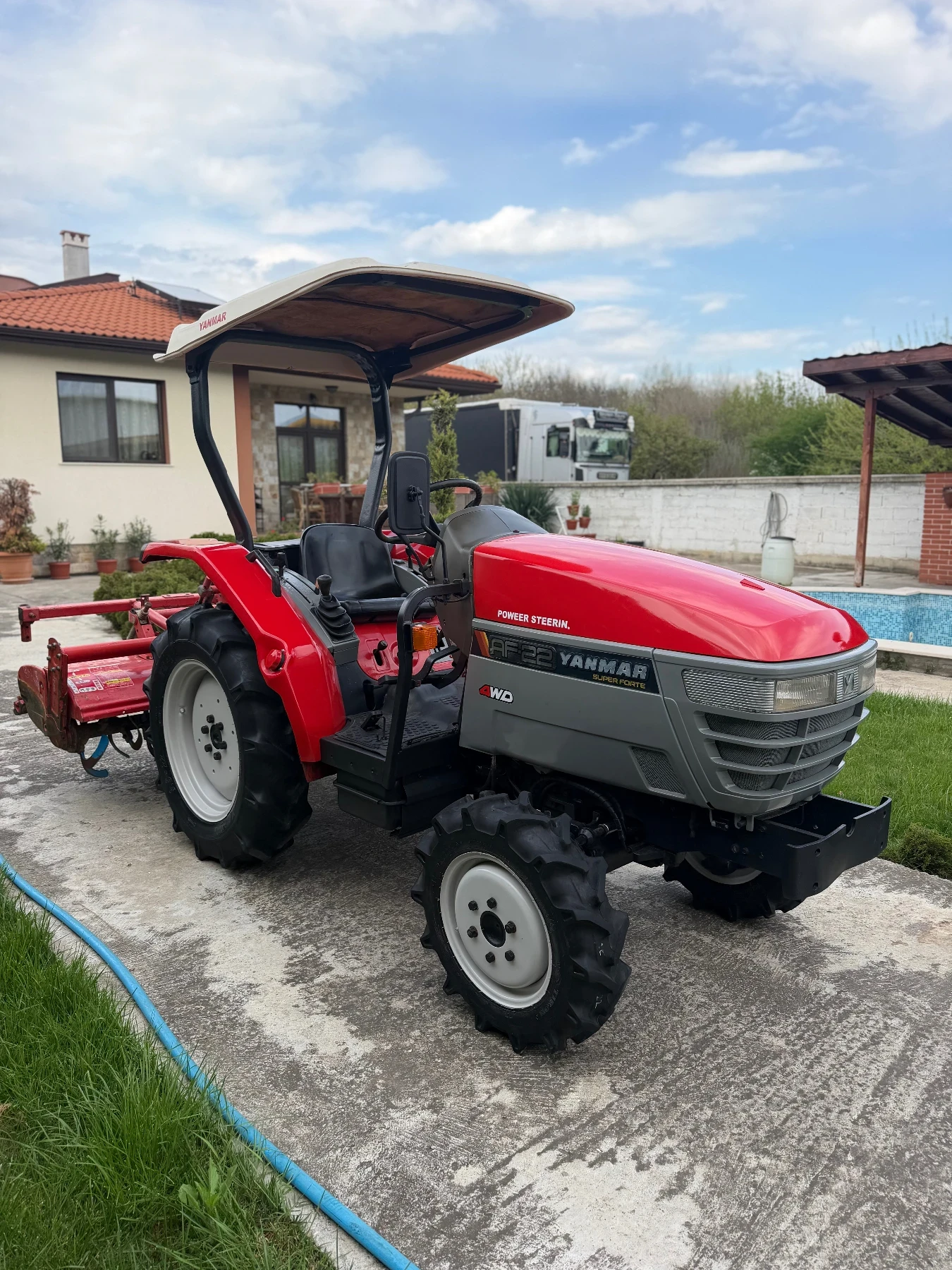 Трактор Yanmar * AF-22* ФРЕЗА* , снимка 2 - Селскостопанска техника - 54257280