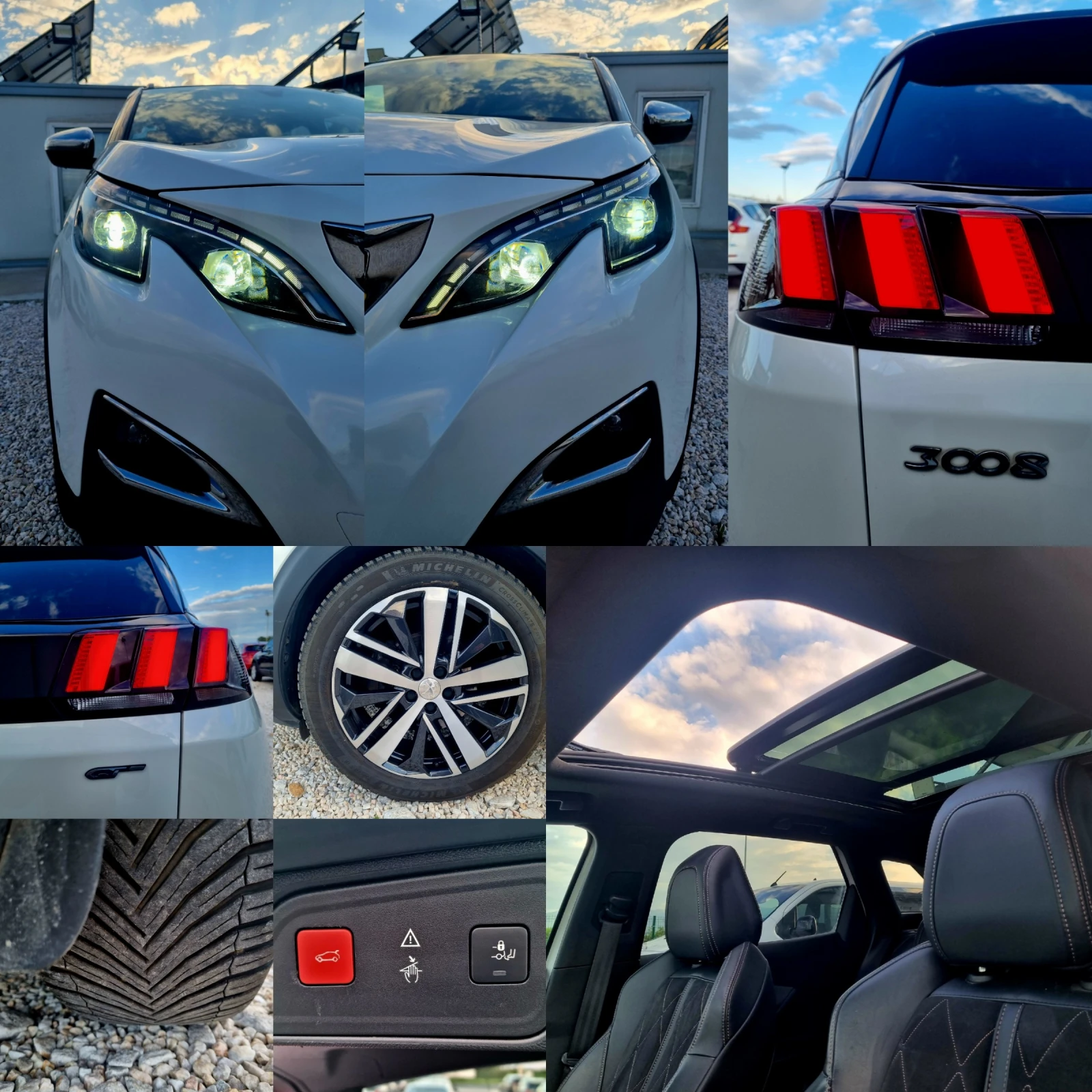 Peugeot 3008 2.0HDI 180ks.Gt-Line Panorama, снимка 14 - Автомобили и джипове - 54566217