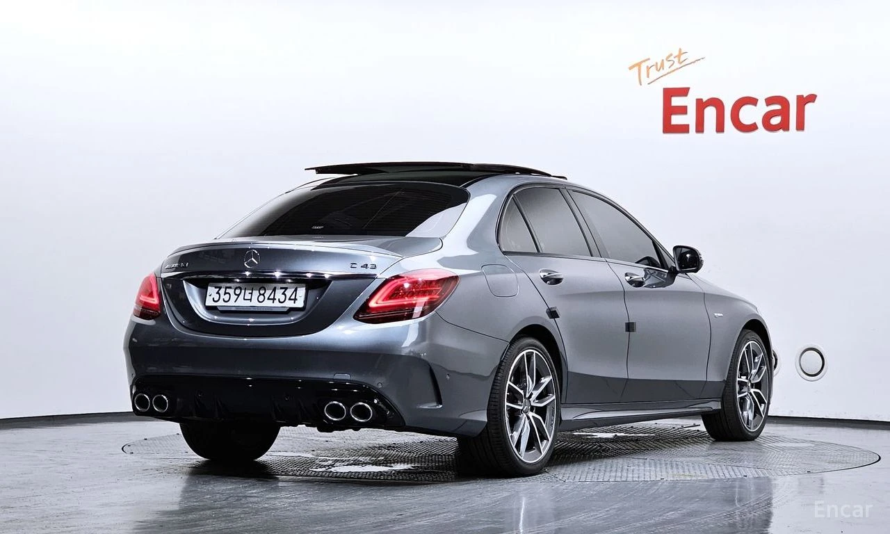 Mercedes-Benz C 43 AMG FACELIFT* 4MATIC* BURMESTER* ХЕДЪП* , снимка 2 - Автомобили и джипове - 55076203