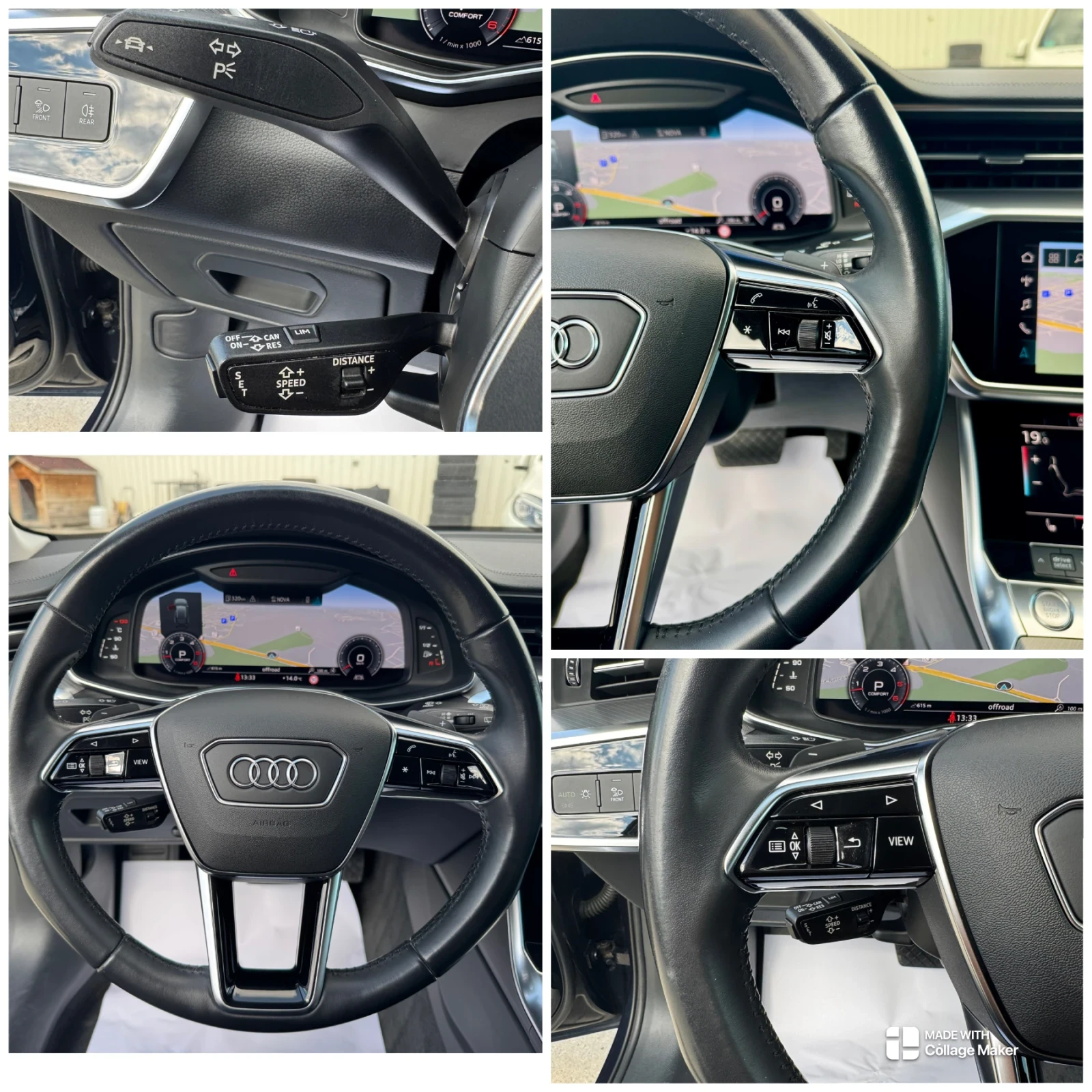 Audi A6 RS6 50TDI-286ps 8ZF DISTRONIC FULL-HD LED 21zoll  | Mobile.bg   12