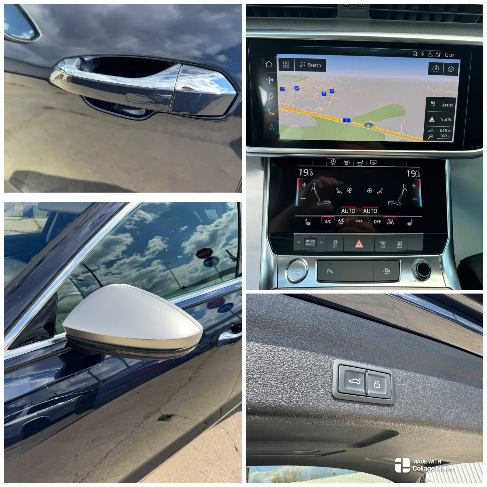 Audi A6 RS6 50TDI-286ps 8ZF DISTRONIC FULL-HD LED 21zoll  | Mobile.bg   16