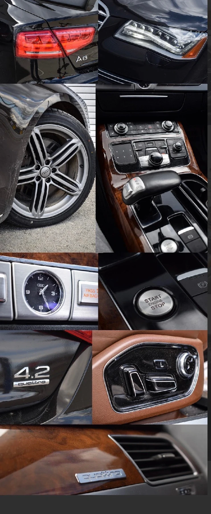 Audi A8 !PREMIUM! NIGHT VISON! ������� ������! | Mobile.bg � ����������� 12