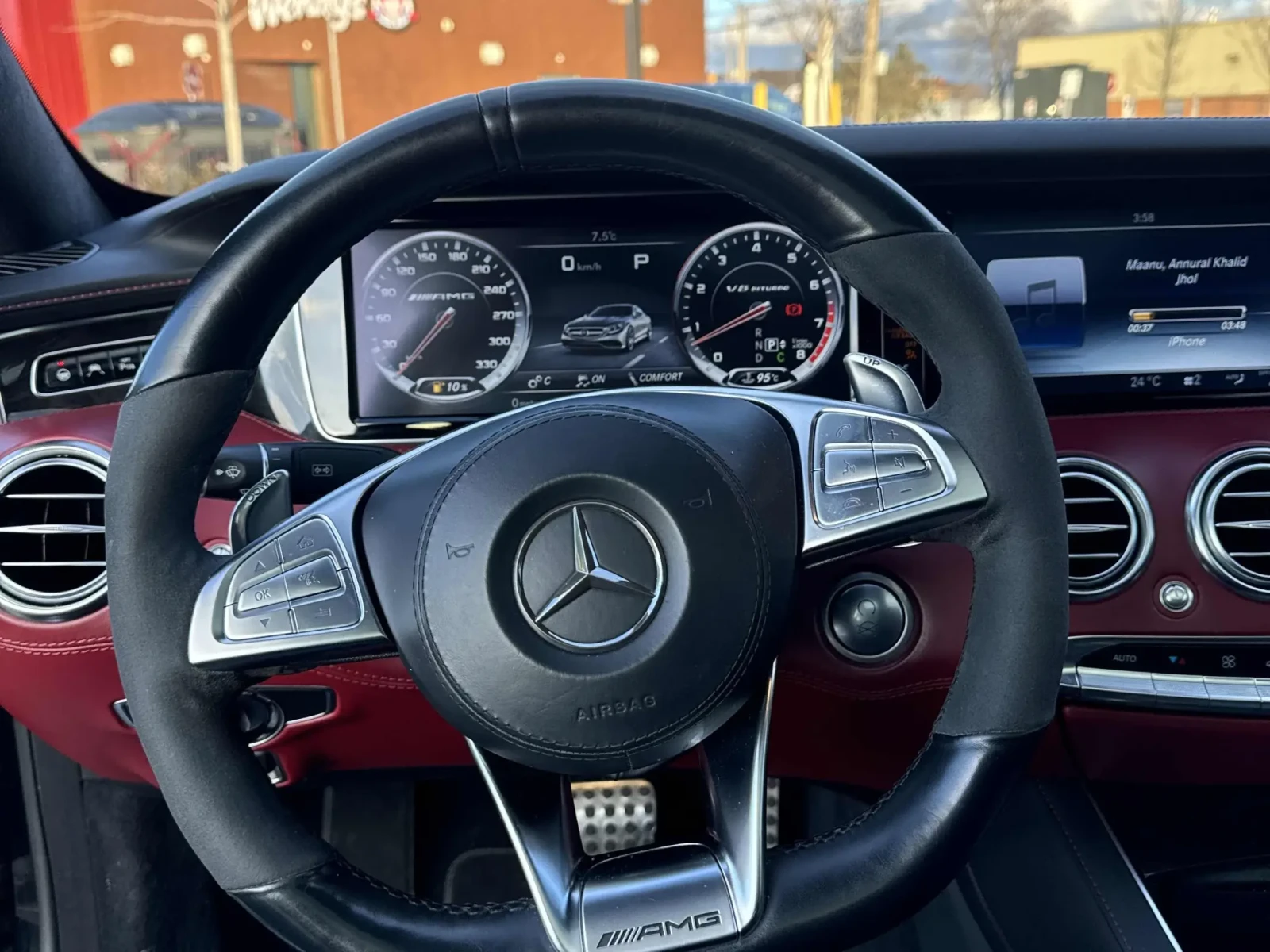 Mercedes-Benz S 63 AMG 4MATIC* LOADED, BURMESTER AUDIO, FLAT BOTTOM STEER | Mobile.bg   15