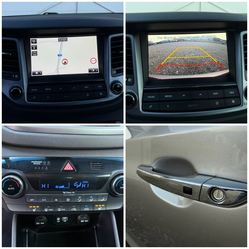 Hyundai Tucson 1.7 CRDI Навигация/Камера/Keyless/Собствен лизинг, снимка 14 - Автомобили и джипове - 53156322