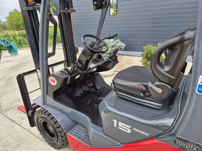 Мотокар Toyota ИЗРАВНИТЕЛ * ПОСЛЕДЕН МОДЕЛ * ПЕРФЕКТЕН * , снимка 9 - Индустриална техника - 49458856