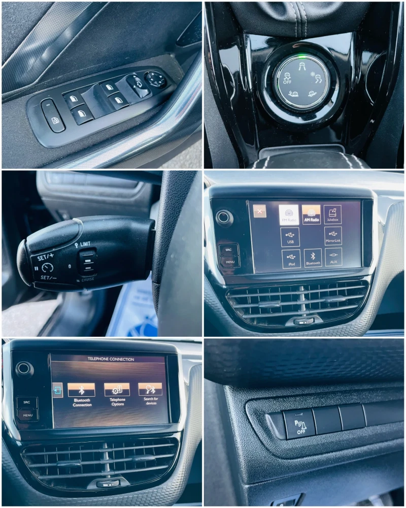 Peugeot 2008 1.6 Blue-HDi Facelift EURO6* Кожа* Сервизна книжка, снимка 13 - Автомобили и джипове - 52776743