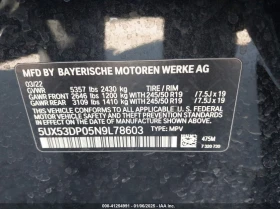 BMW X3 2.0L I-4 DI, DOHC, VVT, TURBO, 248HP All Wheel Dri, снимка 14