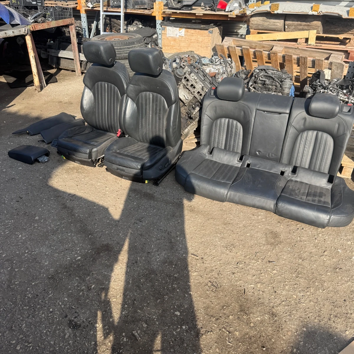 Салон за Audi A6A7 4G Sline кожа Ел подгрев надуване salon-4052