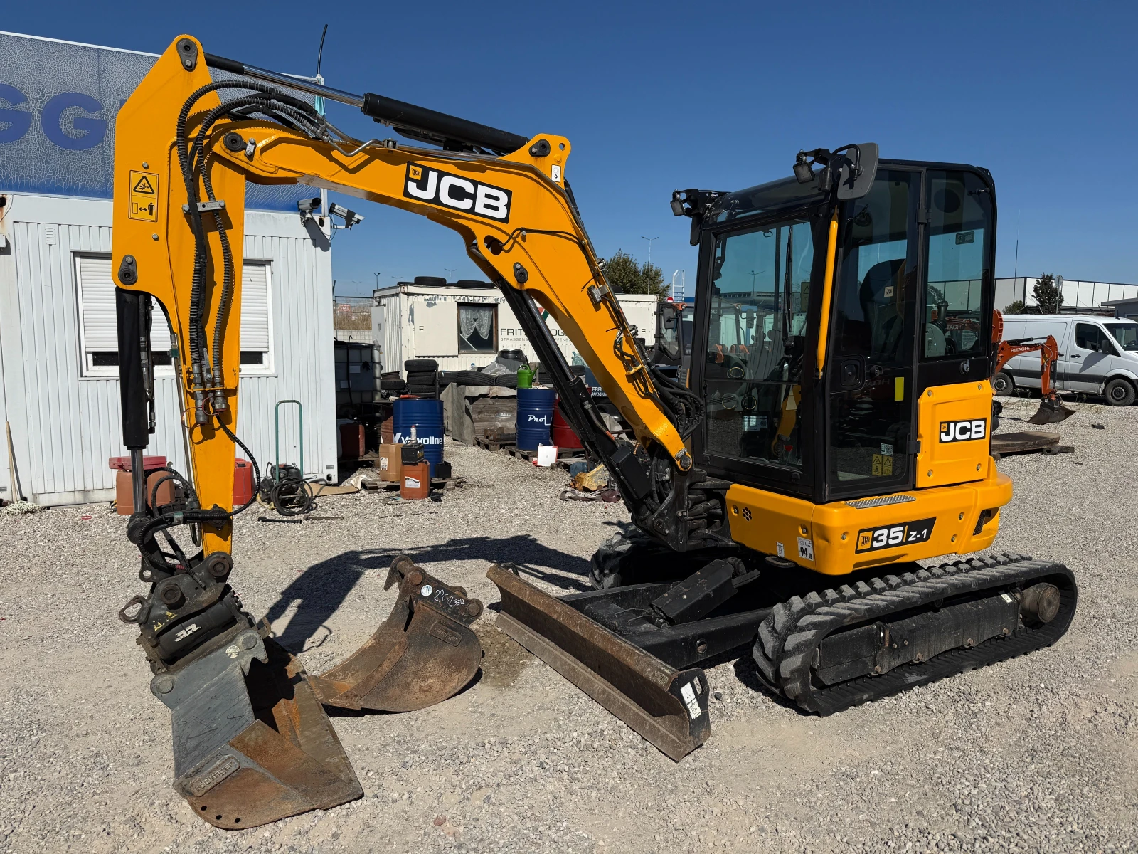 Багер JCB 35Z-1, снимка 4 - Индустриална техника - 56361317