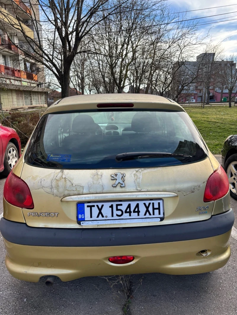 Peugeot 206, снимка 4 - Автомобили и джипове - 48604255