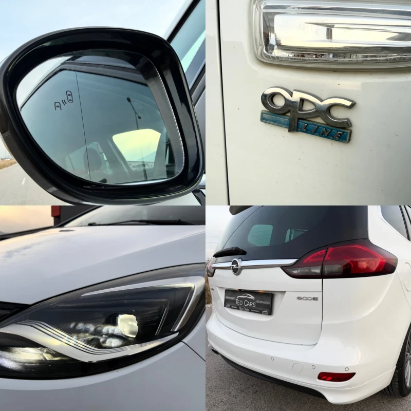 Opel Zafira Tourer 2.0CDTi / OPC LINE / 6+ 1 / NAVI / DISTRONI, снимка 17 - Автомобили и джипове - 52631085