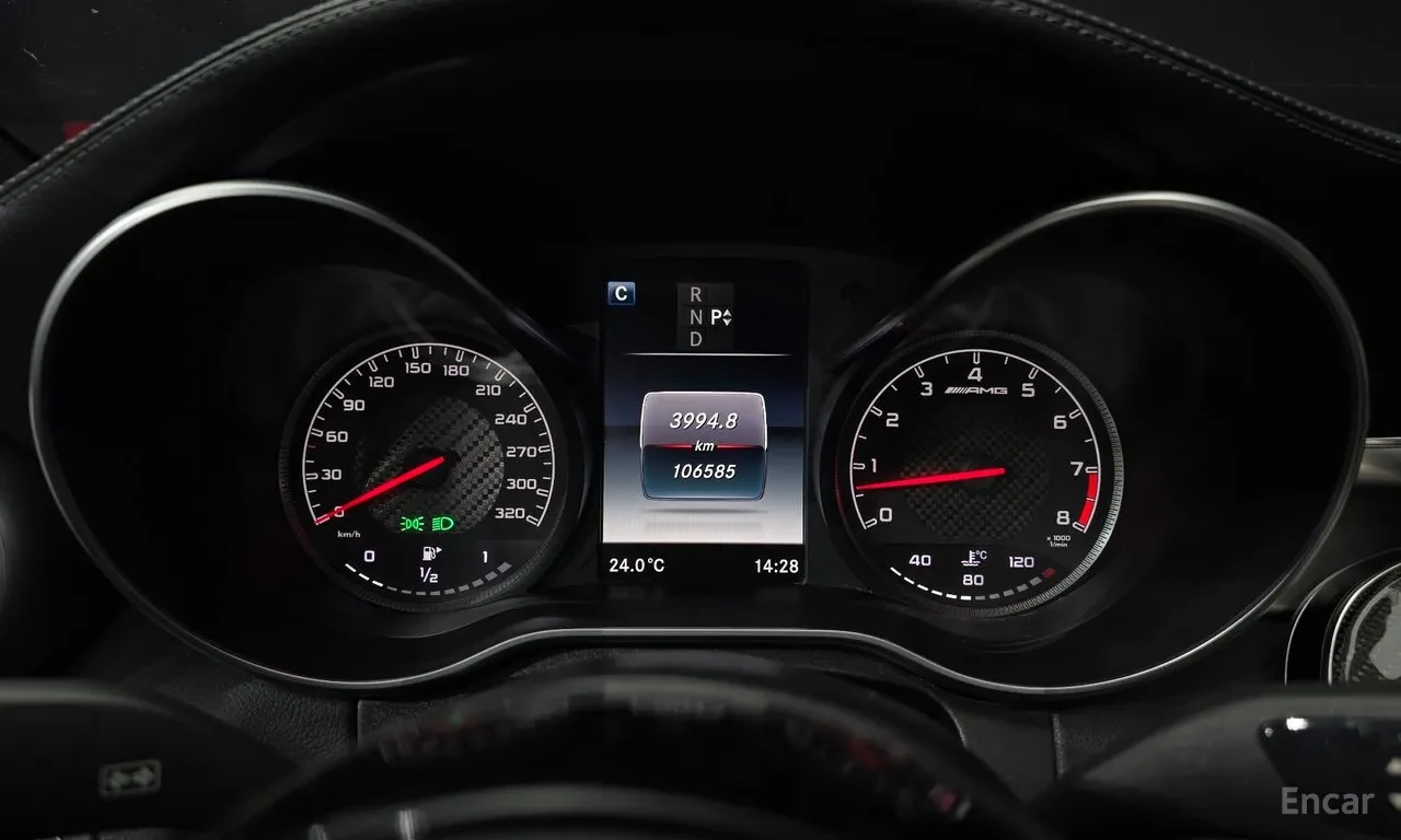 Mercedes-Benz C 63 AMG P ZERO| CARBON| 360| HEADS UP, снимка 12 - Автомобили и джипове - 55589611