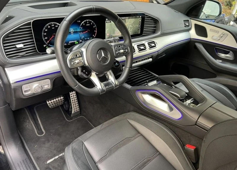 Mercedes-Benz GLE 53 4MATIC / AMG/ COUPE/ AIRMATIC/ 360/ HEAD UP/ NIGHT/ 22/ , снимка 8 - Автомобили и джипове - 44145182