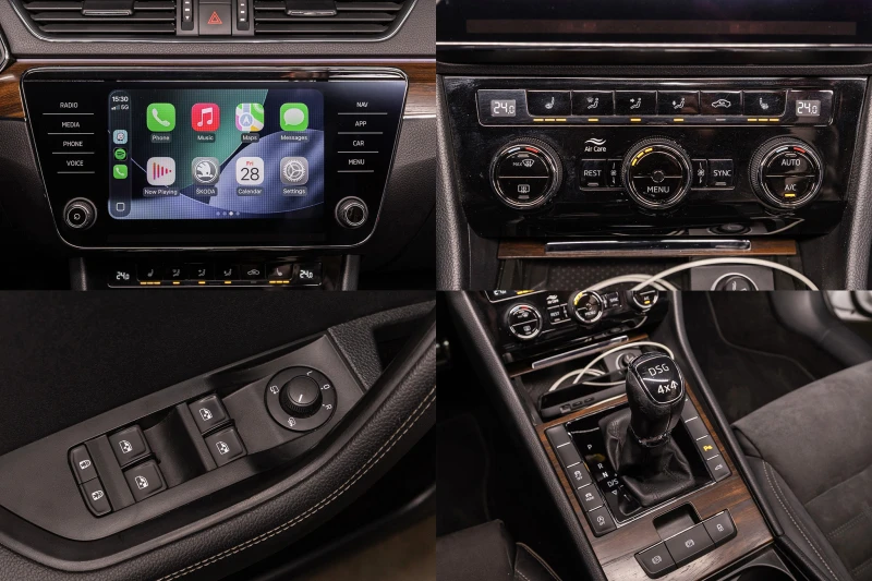 Skoda Superb 2.0TDI* 4&#215;4* 7DSG* SCOUT* DISTRONIC* ДИГИТАЛН, снимка 16 - Автомобили и джипове - 52664422