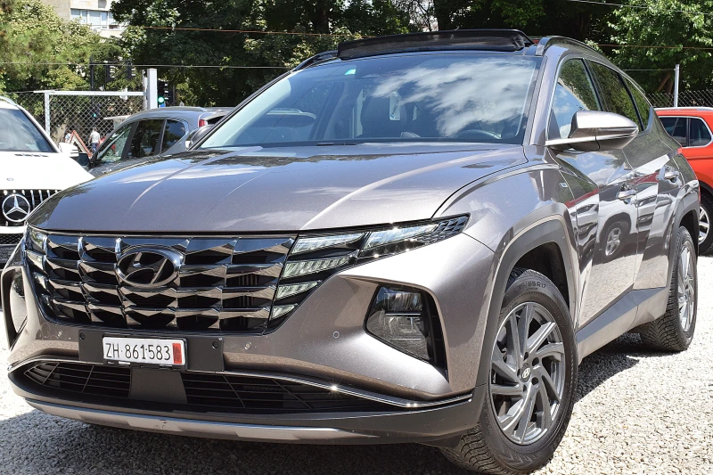 Hyundai Tucson 1.6ШВЕЙЦАРИЯ-ДИСТРОНИК/КОЖА/НАВИ/LANE ASSIST/ПАНОР - 46990 лв. - 61257839 1