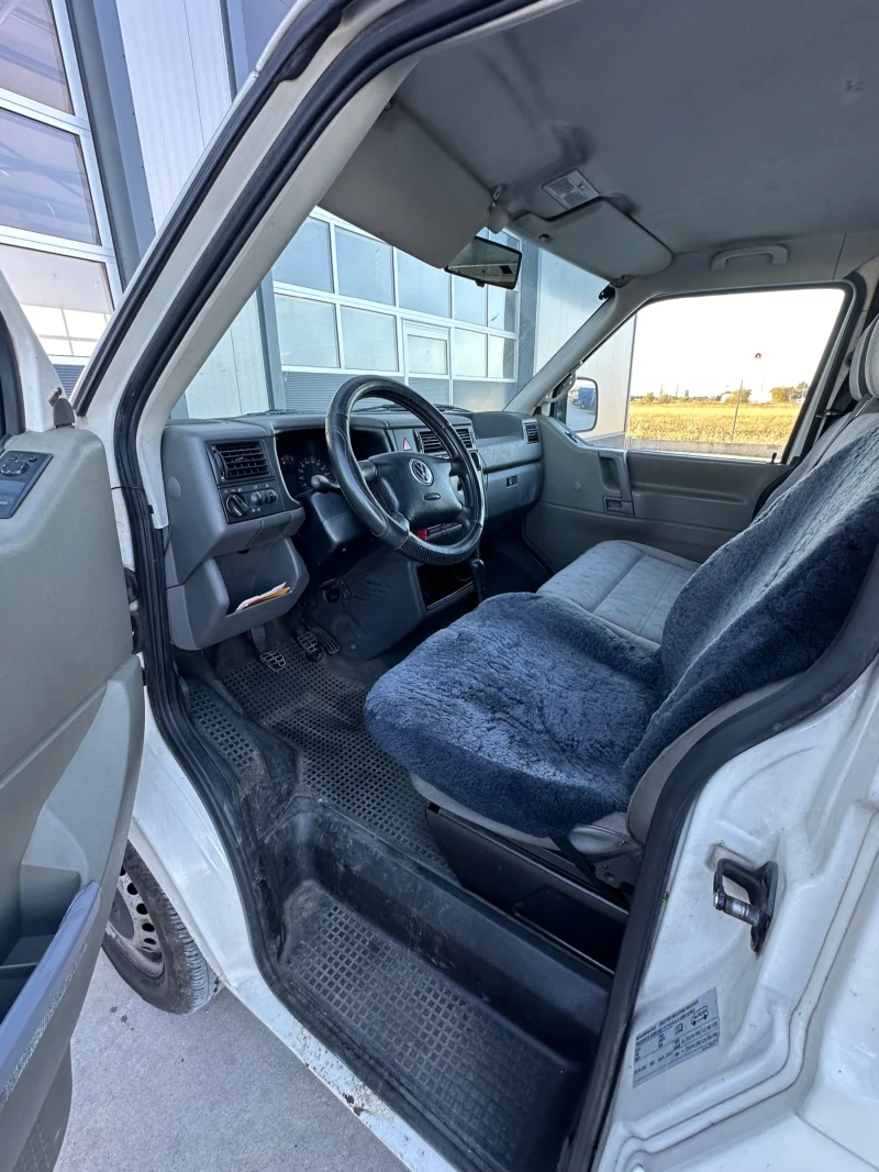 VW Transporter 2.5/88кс МАКСИ климатик 9места, снимка 7 - Бусове и автобуси - 47606634