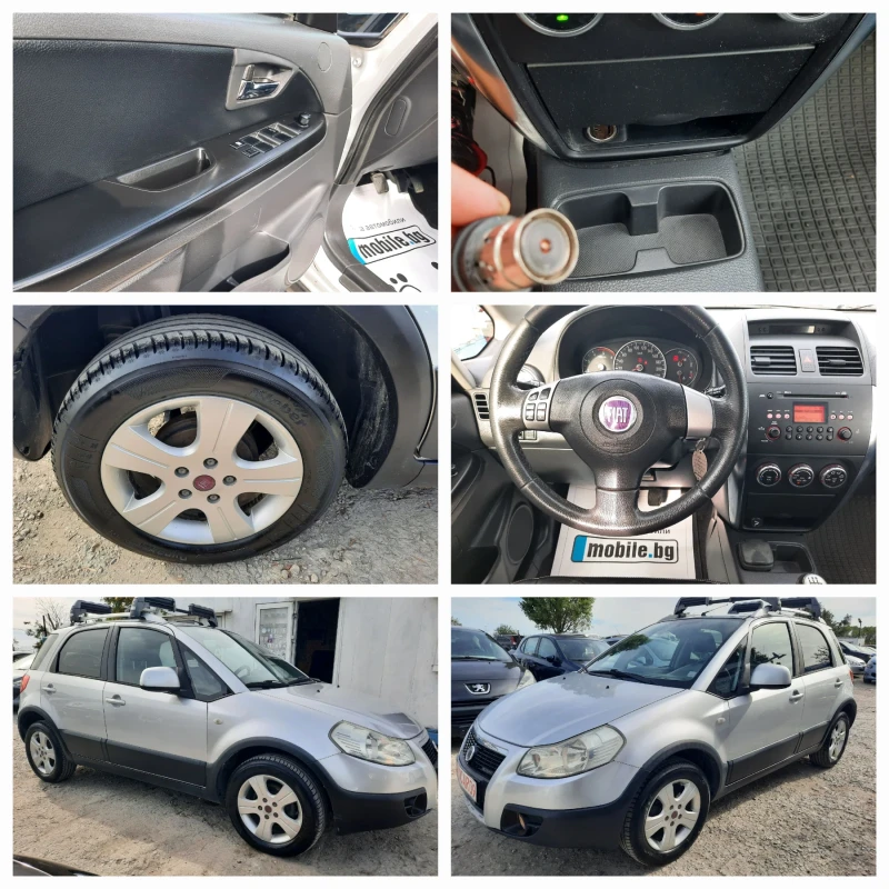 Fiat Sedici 2008ма 4Х4 КОЖА!, снимка 15 - Автомобили и джипове - 47527174