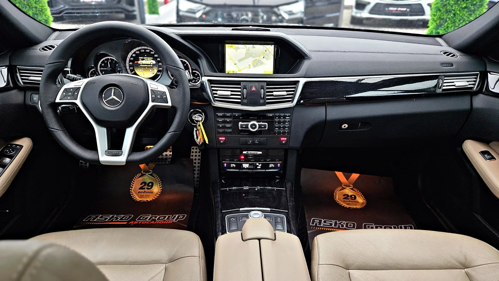 Mercedes-Benz E 350 AMG/4MATIC/GERMANY/DISTR/PANO/AIRMATIC/ПОДГРЕВ/LIZ - изображение 9