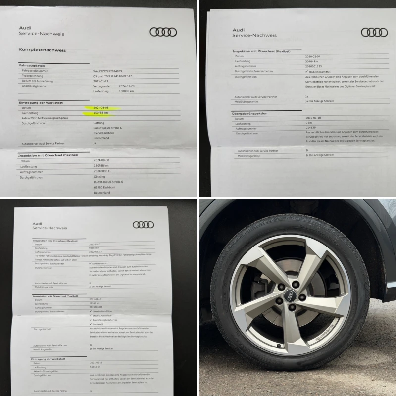Audi Q5  190к.с* S-LINE* СЕРВИЗНА КНИЖКА С ПЪЛНА ИСТОРИЯ, снимка 17 - Автомобили и джипове - 53294066