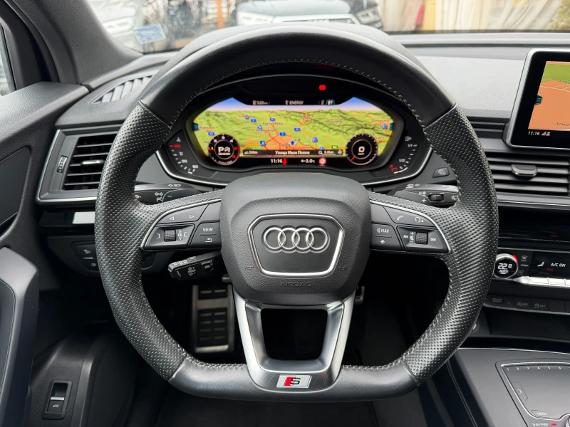 Audi Q5  190к.с* S-LINE* СЕРВИЗНА КНИЖКА С ПЪЛНА ИСТОРИЯ, снимка 11 - Автомобили и джипове - 53294066