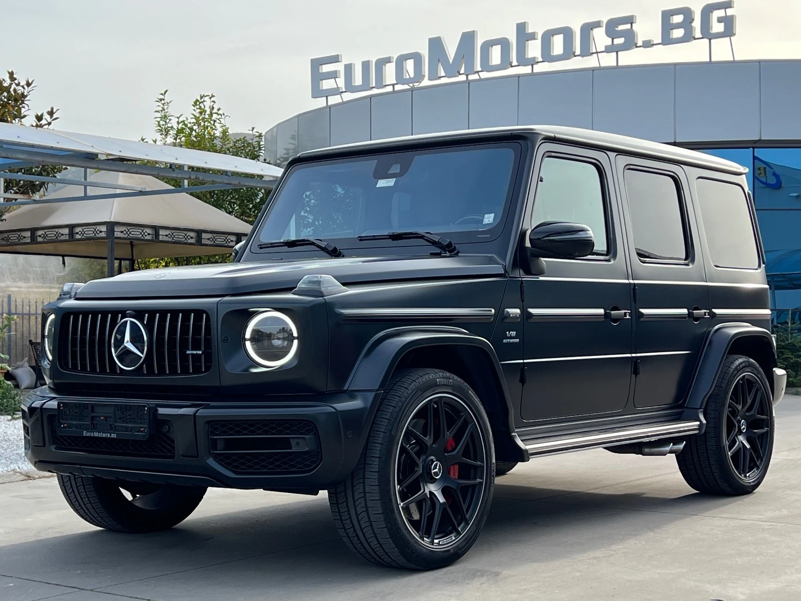 Mercedes-Benz G 63 AMG MAGNO BLACK, NIGHT, TV, REAR ENT.CARBON-FULL!!!, снимка 1