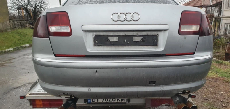 Audi A8 3.0TDI-233КОНЯ= ЧЕРЕН САЛОН ТОП САМО НА ЧАСТИ, снимка 14 - Автомобили и джипове - 49368547