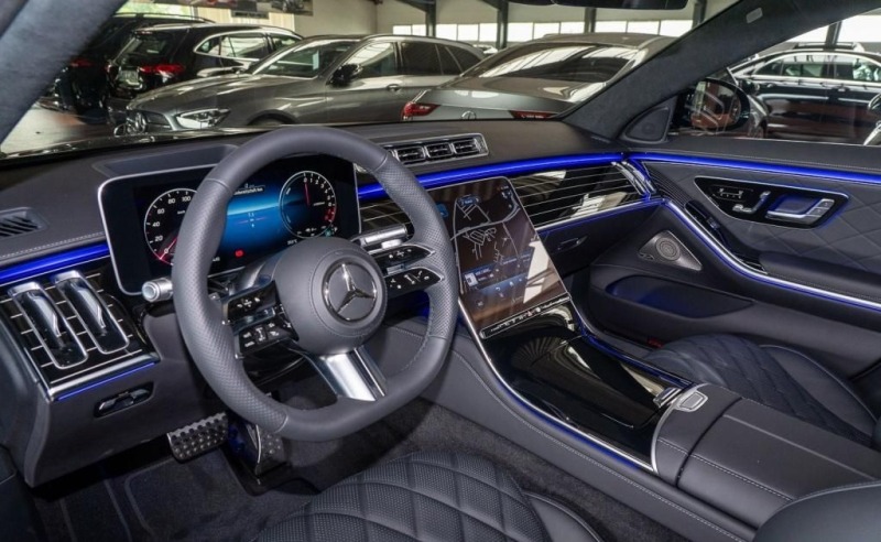 Mercedes-Benz S580 е Long 4Matic Plug-in =AMG= Exclusive Гаранция, снимка 6 - Автомобили и джипове - 45035889