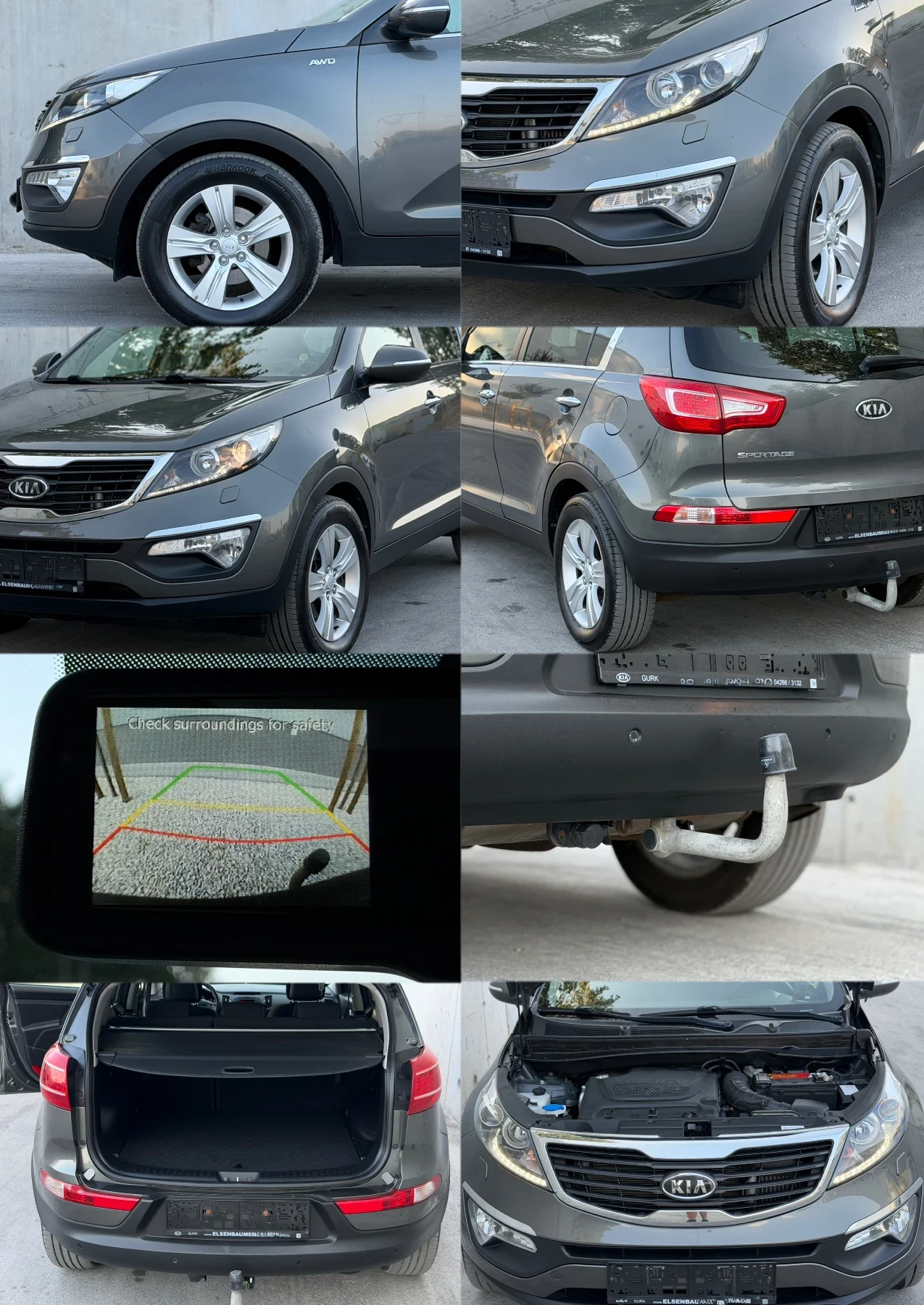 Kia Sportage 2.0CRDi 136кс * 4х4* * Камера* , снимка 9 - Автомобили и джипове - 55771974