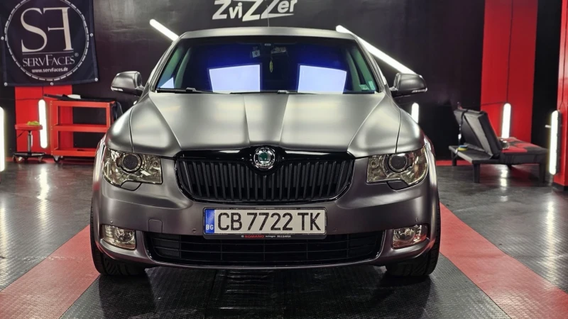 Skoda Superb 3.6 бензин + газ Romano 300 h.p, снимка 1 - Автомобили и джипове - 46942556