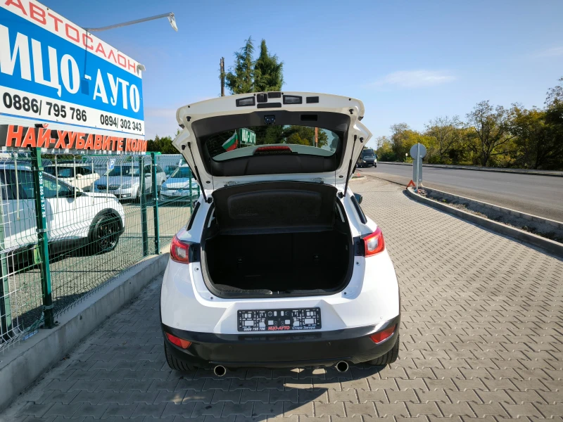 Mazda CX-3 1, 5-105k.4X4, 84700км! XENON, KOЖА, НАВИ, LED.-5%, снимка 14 - Автомобили и джипове - 52120669
