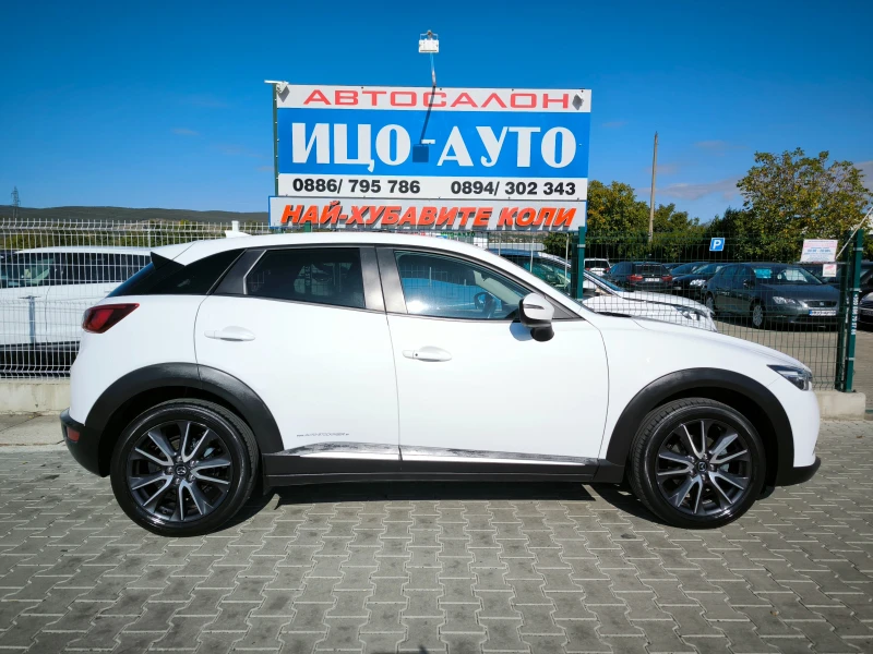 Mazda CX-3 1, 5-105k.4X4, 84700км! XENON, KOЖА, НАВИ, LED.-5%, снимка 7 - Автомобили и джипове - 52120669
