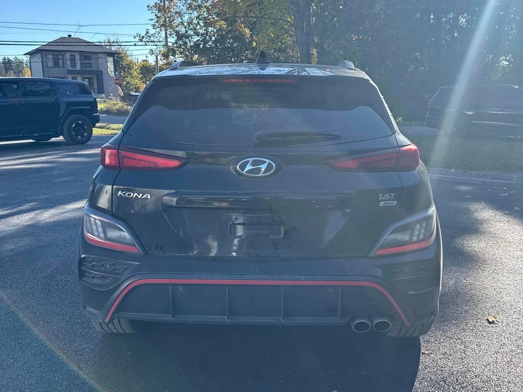 Hyundai Kona * 1.6T N Line AWD w/Ultimate Package * CARFAX * БЕ - изображение 4