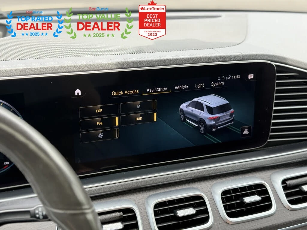 Mercedes-Benz GLE 350 4MATIC/AMG-LINE/PANOROOF/360VIEW/BURMESTER, снимка 15 - Автомобили и джипове - 55436919