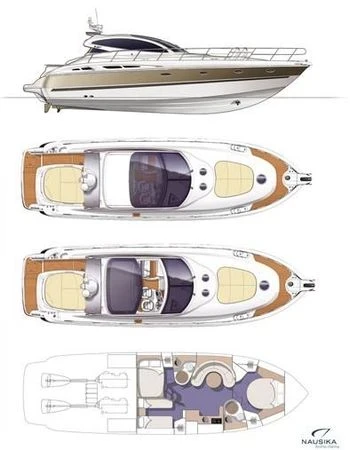 Моторна яхта Cranchi 50 Mediteranee HT, снимка 17 - Воден транспорт - 52558449