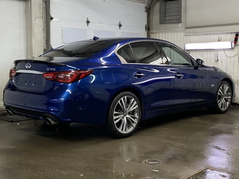 Infiniti Q50 * Sport 3.0T AWD * Aileron, GPS, Toit, Cuir, Mags , снимка 6 - Автомобили и джипове - 52803833