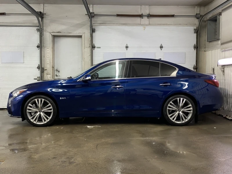 Infiniti Q50 * Sport 3.0T AWD * Aileron, GPS, Toit, Cuir, Mags , снимка 3 - Автомобили и джипове - 52803833