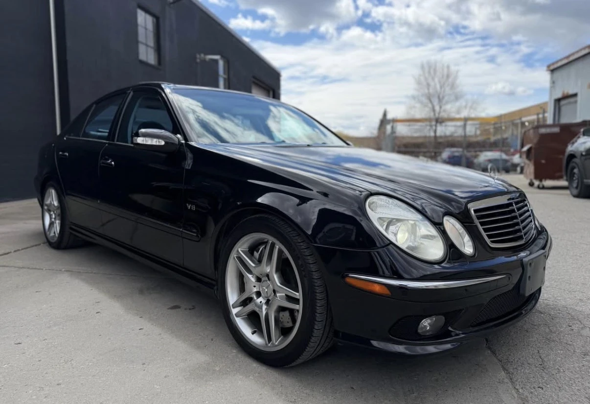 Mercedes-Benz E 55 AMG V8 KOMPRESSOR * БЕЗ ИНЦИДЕНТИ * СТОКОВ * , снимка 3 - Автомобили и джипове - 54389353